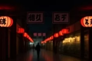 《长街旧事》封面，老街骑楼下停放的一辆老式自行车